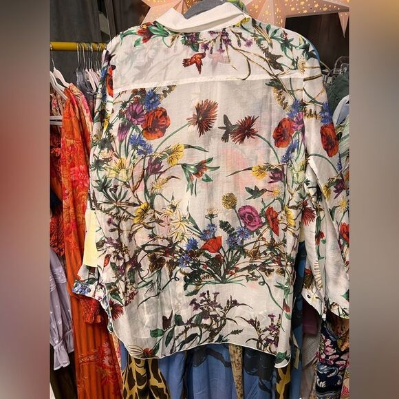 Aratta Lilia Embroidered Button Down Shirt - Picture 8 of 9